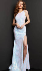 Jovani 000176 - Jewel Cutout Back Prom Gown - detail view