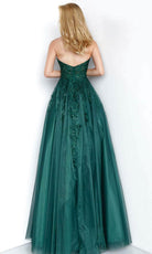 Jovani 00915 - Embroidered Sweetheart Prom Dress - back view