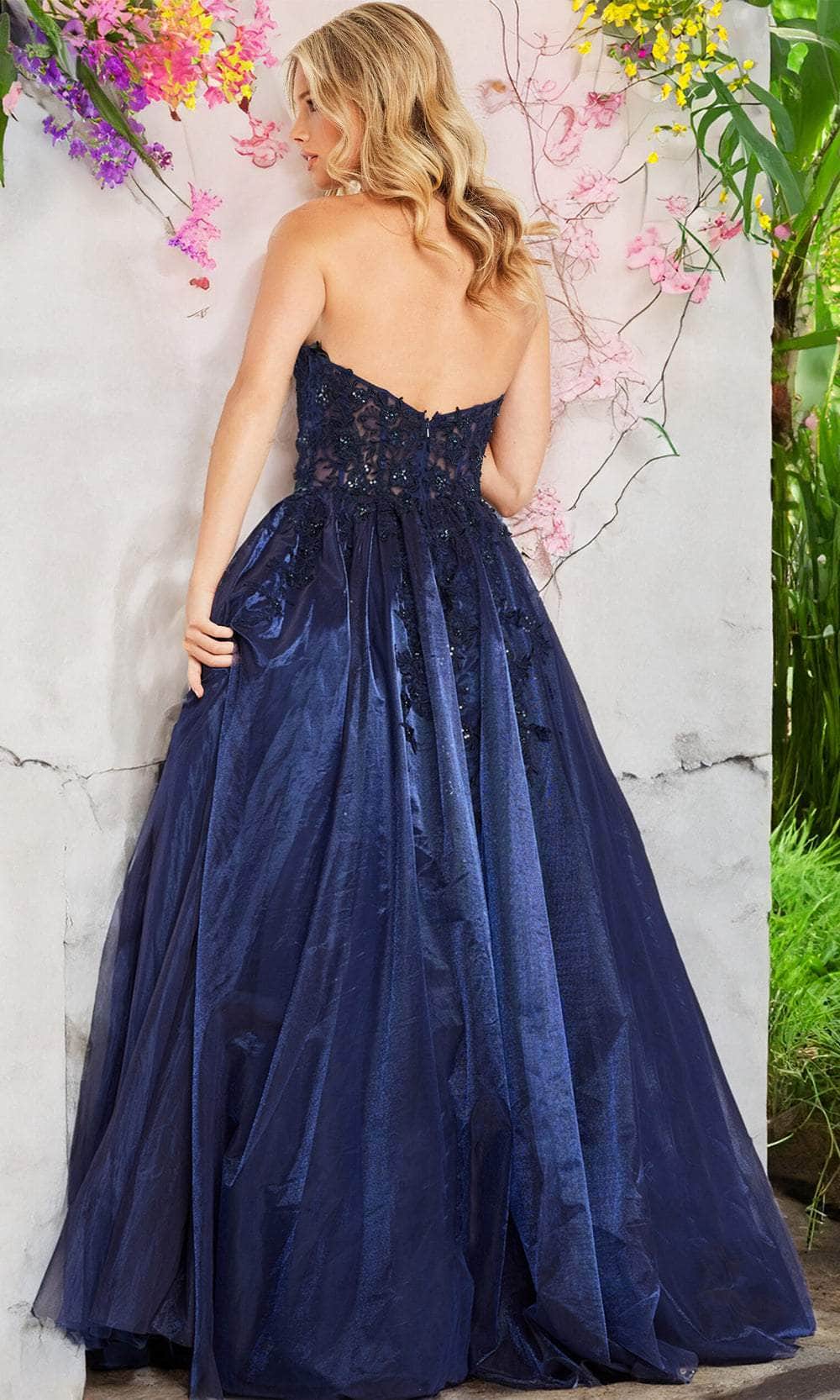 Jovani 00915 - Embroidered Sweetheart Prom Dress - view 5