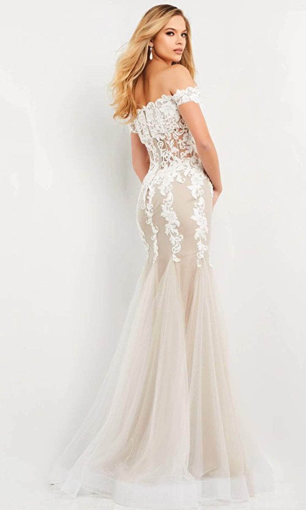 Jovani 02861 - Sweetheart Embroidered Evening Gown - detail view