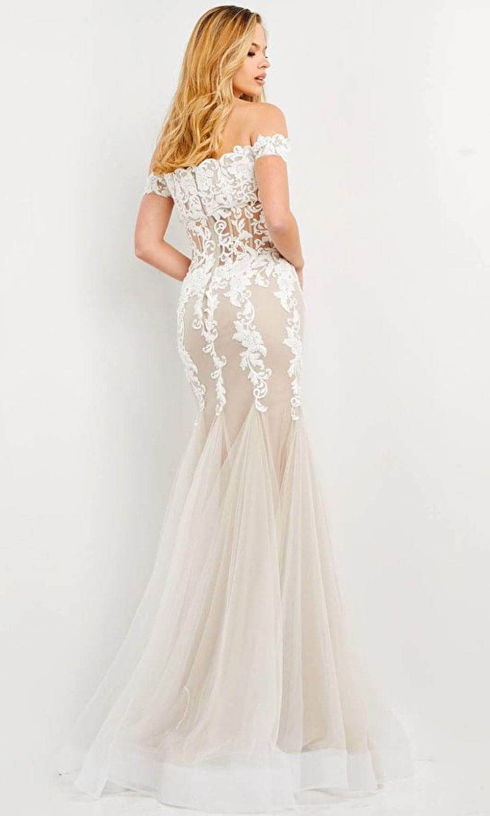 Jovani 02861 - Sweetheart Embroidered Evening Gown - view 5