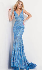 Jovani - 03570  Shimmer Sequin Prom Dress - back view