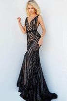 Jovani - 03570  Shimmer Sequin Prom Dress - detail view