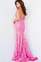 Jovani - 03570  Shimmer Sequin Prom Dress - view 8