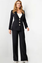 Jovani 07110 - Two-Piece V-Neck Jumpsuit - view 6