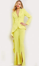 Jovani - 07209 Racer Back Two Piece Pantsuit - detail view
