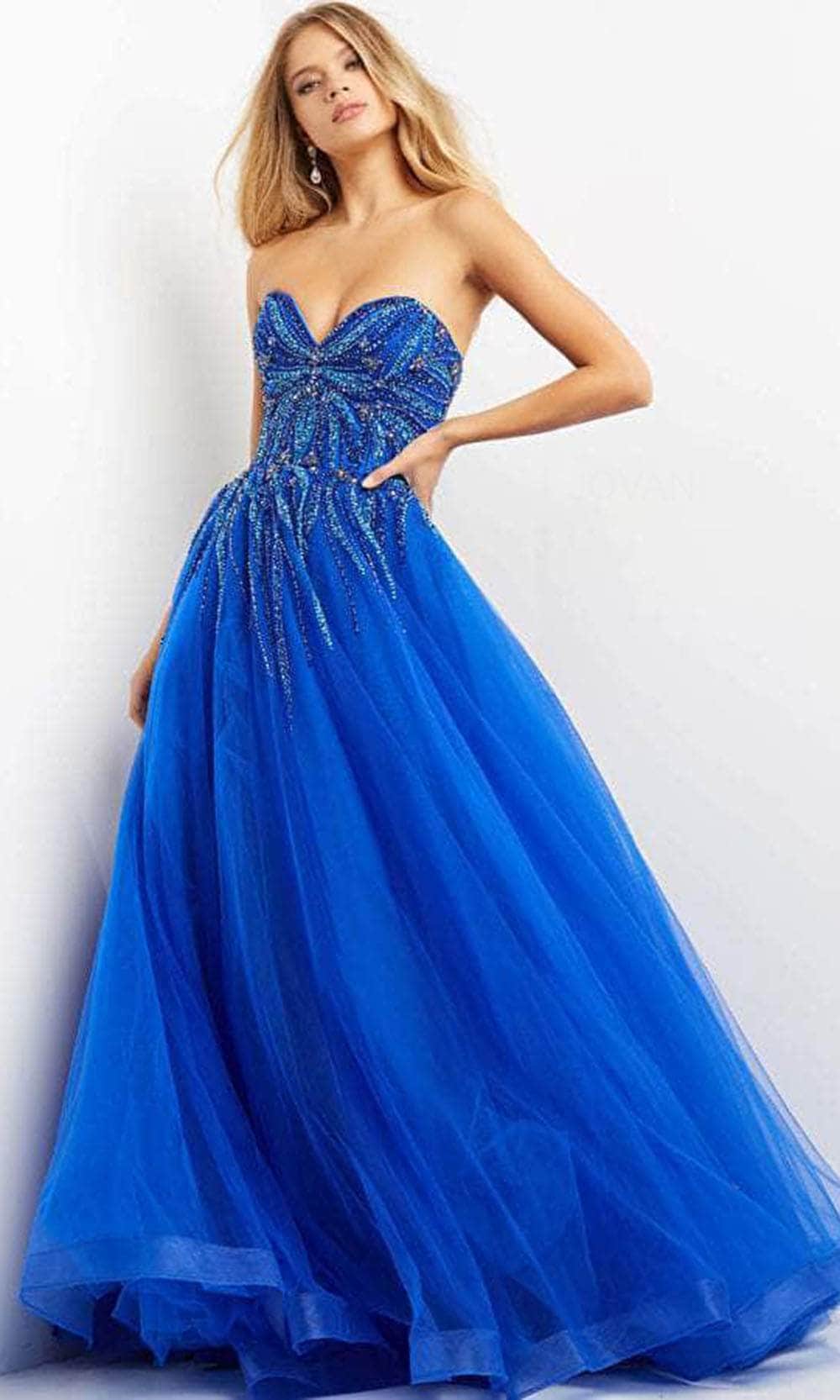 Jovani 07946 - Beaded Sweetheart Prom Ballgown - view 5