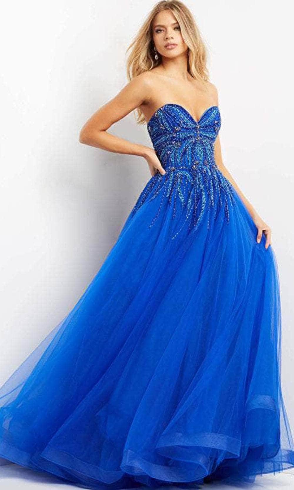 Jovani 07946 - Beaded Sweetheart Prom Ballgown - detail view
