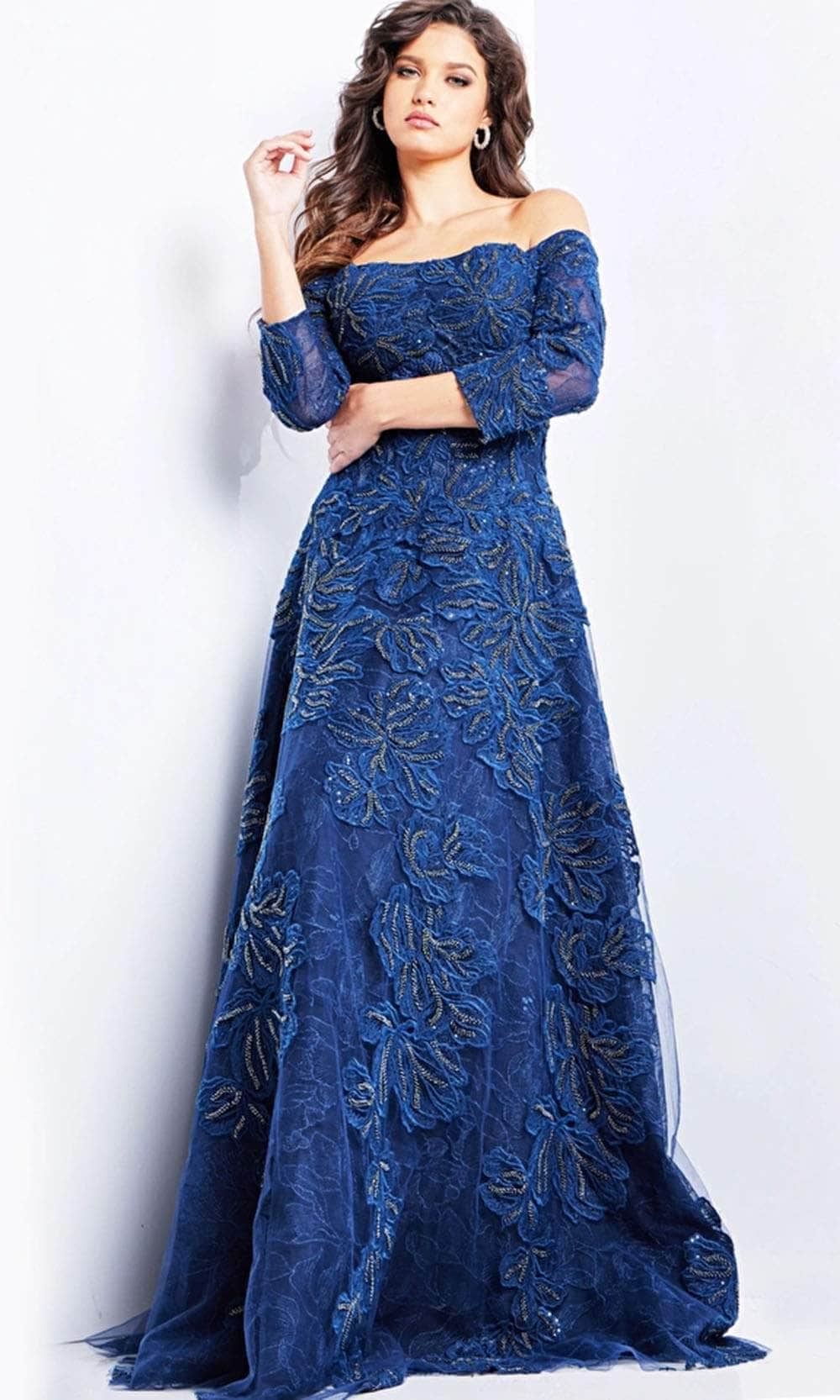 Jovani 08507 - Embroidered A-line Prom Gown - designer prom dress at Silhouette Dresses