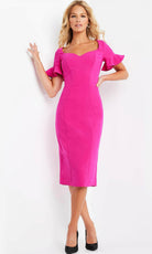 Jovani 09059 - Short Sleeve Sweetheart Formal Dress - view 7