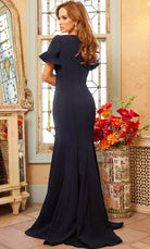 Jovani 09060 - Sweetheart Trumpet Evening Dress - back view