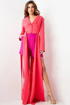 Jovani 09127 - Two Piece Long Sleeve Romper - view 4
