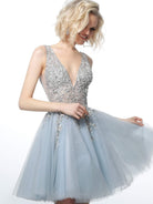 Jovani - 1774 Embellished Bodice Sleeveless Cocktail Dress - view 5