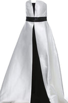 Jovani - 1799 Strapless Mikado Overlay Jumpsuit - view 4