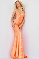 Jovani 220110 - Beaded Lace-Up Back Prom Dress - view 7