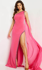 Jovani 22222 - Beaded Trim Sheath Evening Gown - designer evening gown at Silhouette Dresses