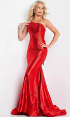 Jovani 22523 - Sleek Lace Up Back Prom Dress - back view