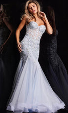 Jovani 22924 - Floral Embroidered Prom Gown - designer prom dress at Silhouette Dresses