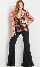 Jovani 23002 - Two-Piece Blazer Pantsuit - back view