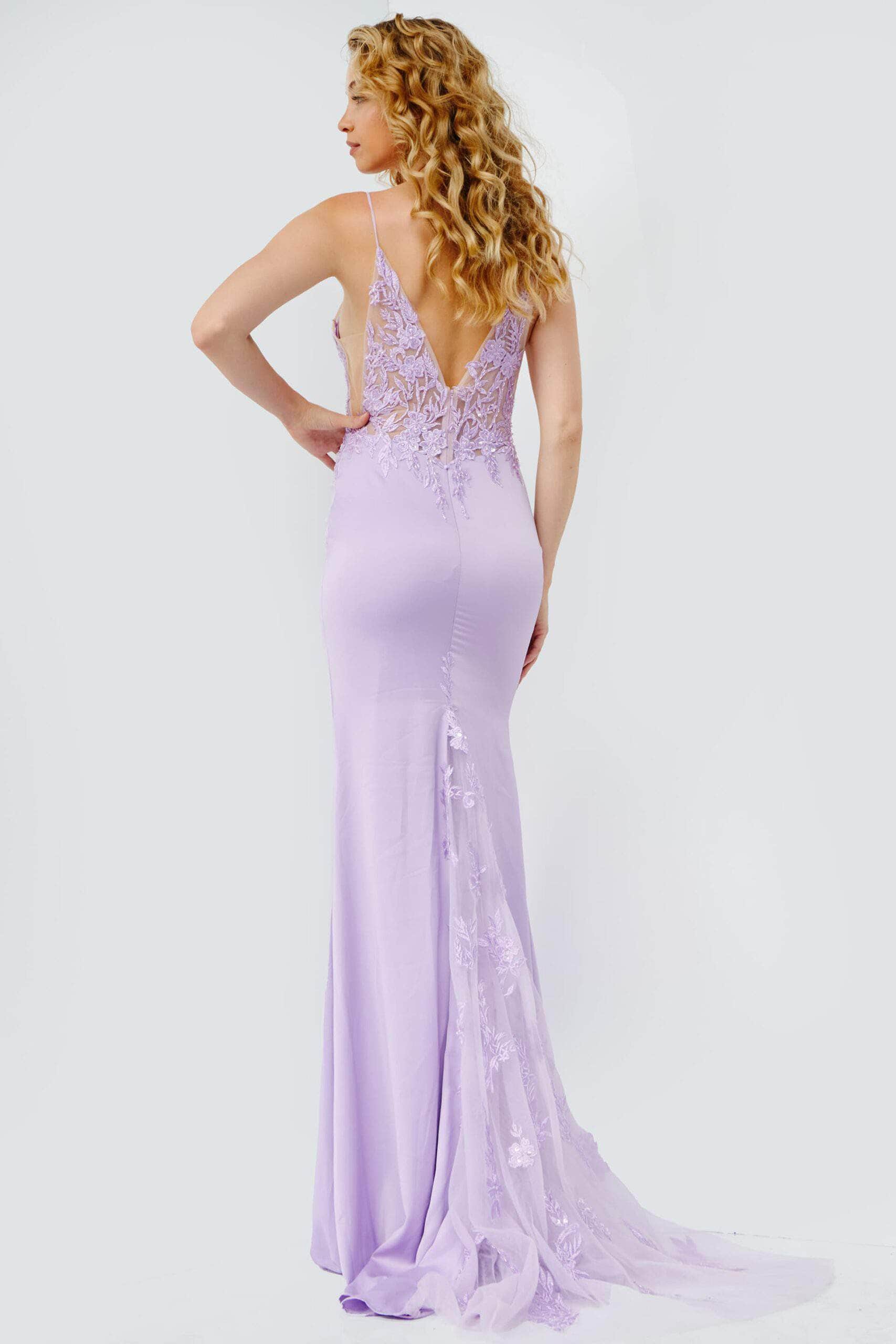 Jovani 23124 - Applique Sweetheart Prom Dress - view 5
