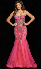 Jovani 23125 - Beaded Corset Prom Dress - designer pageant gown at Silhouette Dresses
