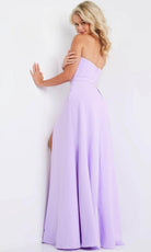 Jovani 23150 - Strapless Double Slit Jumpsuit With Overskirt - view 4