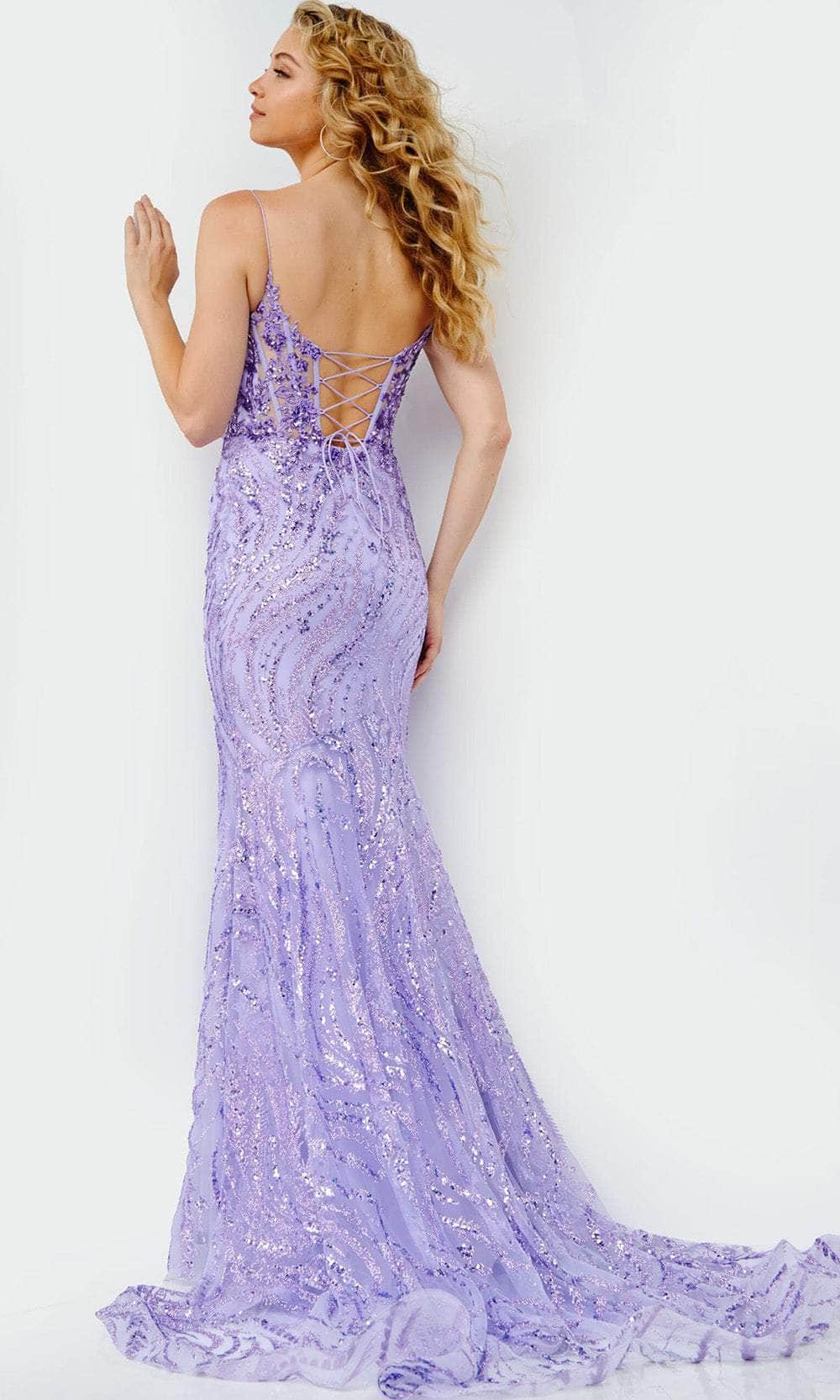 Jovani 23250 - Tie Back Mermaid Prom Dress - view 4