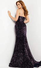 Jovani 23387 - Strapless Allover Sequin Evening Gown - view 5