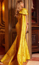 Jovani 23742 - Oversized Bow Mermaid Prom Dress - back view