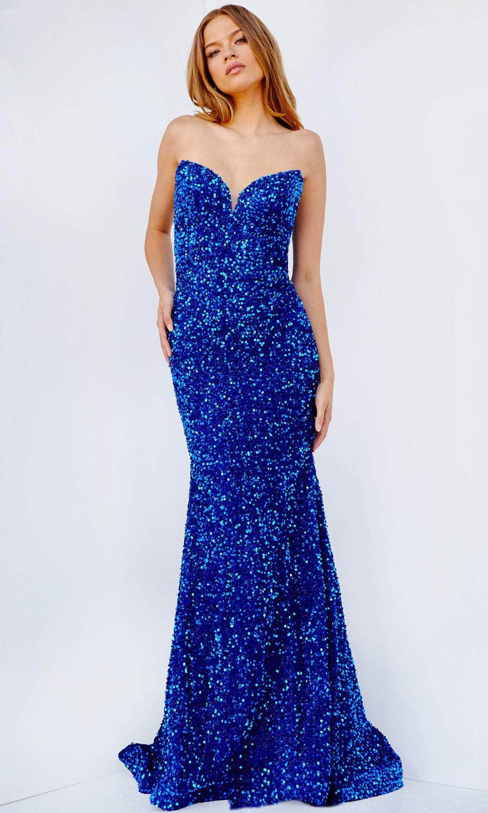 Jovani 23771 - Sequin Sweetheart Prom Dress - detail view