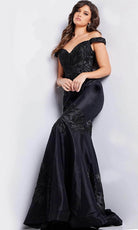 Jovani 23928 - Embroidered, Sweetheart Neck Dress - back view