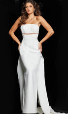 Jovani 24011 - Strapless Sheath Evening Dress - detail view