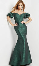 Jovani 24044 - Puff Sleeve Off-Shoulder Evening Gown - designer prom dress at Silhouette Dresses