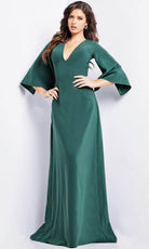 Jovani 25754 - V-Neck Sheath Evening Dress - designer evening gown at Silhouette Dresses
