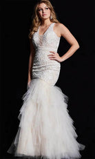 Jovani 25854 - Sleeveless Mermaid Prom Dress - designer prom dress at Silhouette Dresses