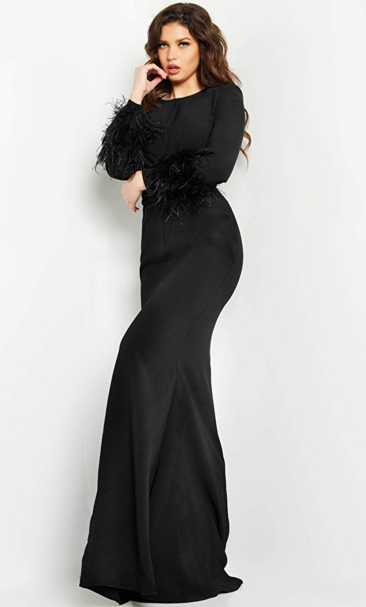 Jovani 25898 - Ruched Back Sheath Mother of the Groom Dress - designer formal gown at Silhouette Dresses