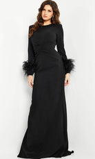 Jovani 25898 - Ruched Back Sheath Mother of the Groom Dress - detail view