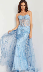 Jovani 26113 - Strapless Corset Prom Gown - designer pageant gown at Silhouette Dresses