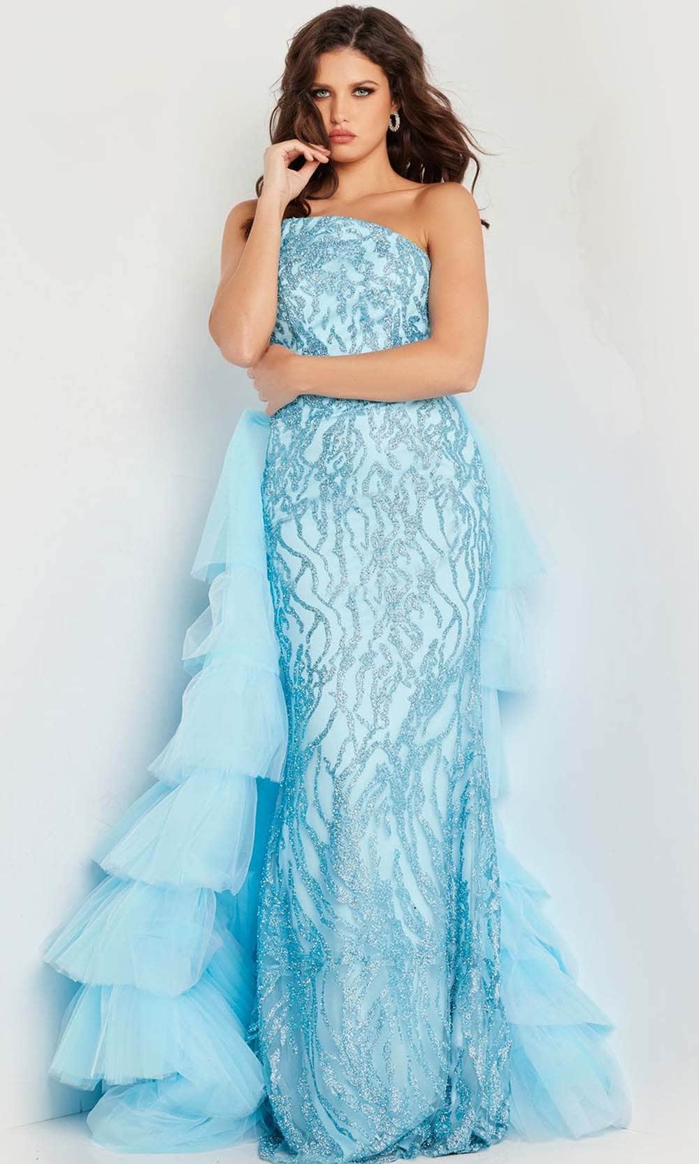 Jovani 26119 - Glitter Fitted Prom Dress - view 8