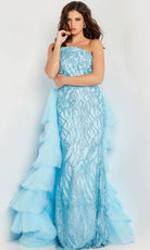 Jovani 26119 - Glitter Fitted Prom Dress - view 8