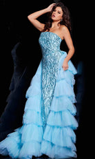 Jovani 26119 - Glitter Fitted Prom Dress - view 6