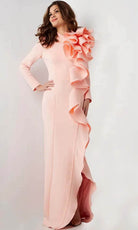 Jovani 26126 - Ruffle Detailed Fitted Bodice Prom Dress - view 4