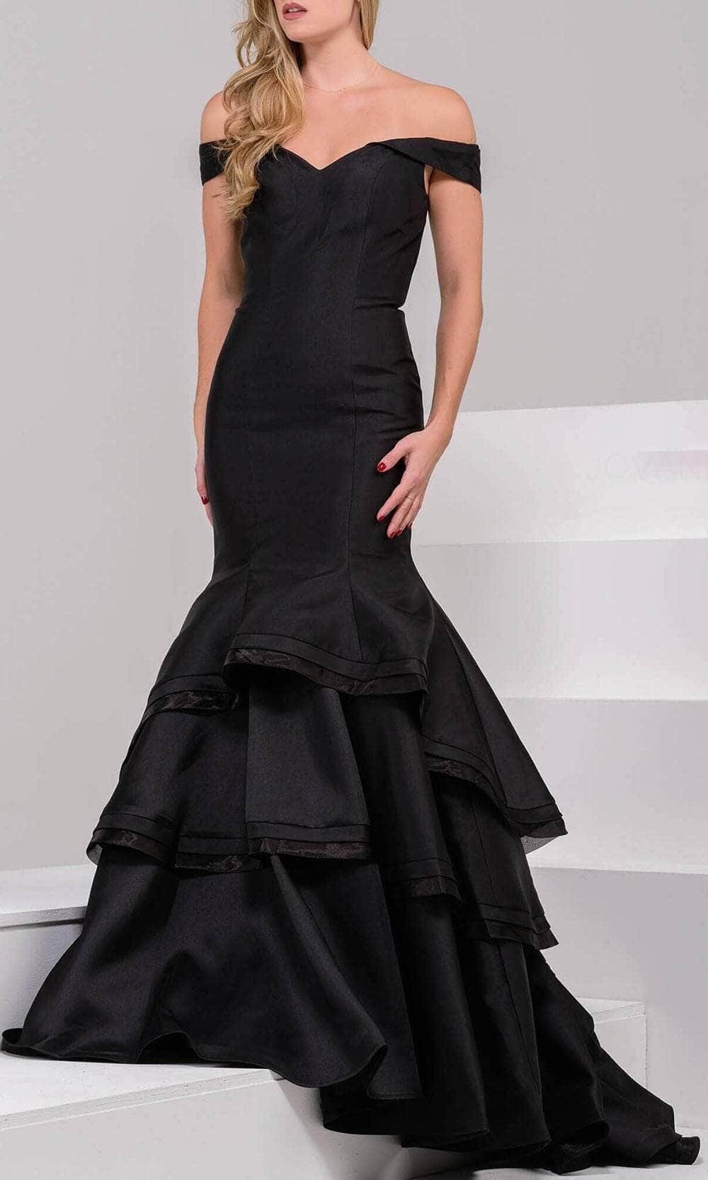 Jovani 31100 - Tiered Mermaid Prom Dress - designer prom dress at Silhouette Dresses