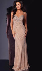 Jovani 34312 - Embellished Sweetheart Prom Dress - detail view