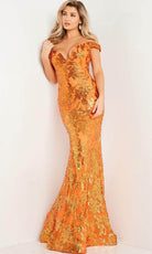 Jovani 36370 - Off Shoulder Sequin Prom Dress - view 5