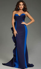 Jovani 36372 - Strapless Cascading Ruffle Prom Gown - view 6