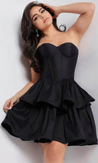 Jovani 36620 - Sweetheart Bustier Cocktail Dress - designer homecoming dress at Silhouette Dresses