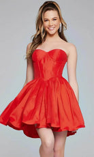 Jovani 36620 - Sweetheart Bustier Cocktail Dress - view 8
