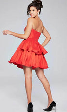 Jovani 36620 - Sweetheart Bustier Cocktail Dress - view 5