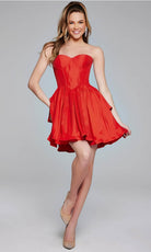 Jovani 36620 - Sweetheart Bustier Cocktail Dress - view 6